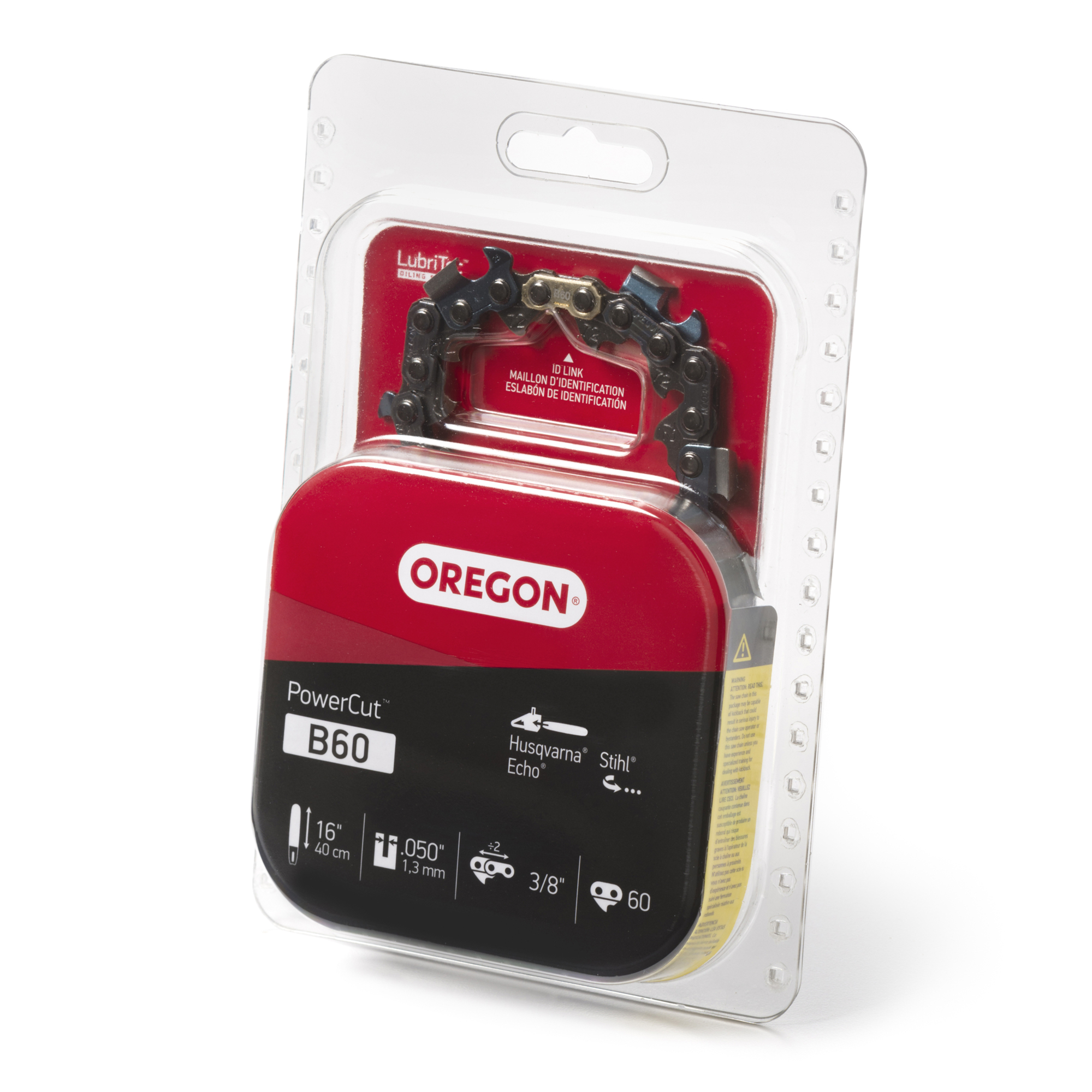 Oregon X-Grind Chainsaw Chain, 3/8in. x 0.050in., Fits 16in. Bar, Model# B60/72LGX060G